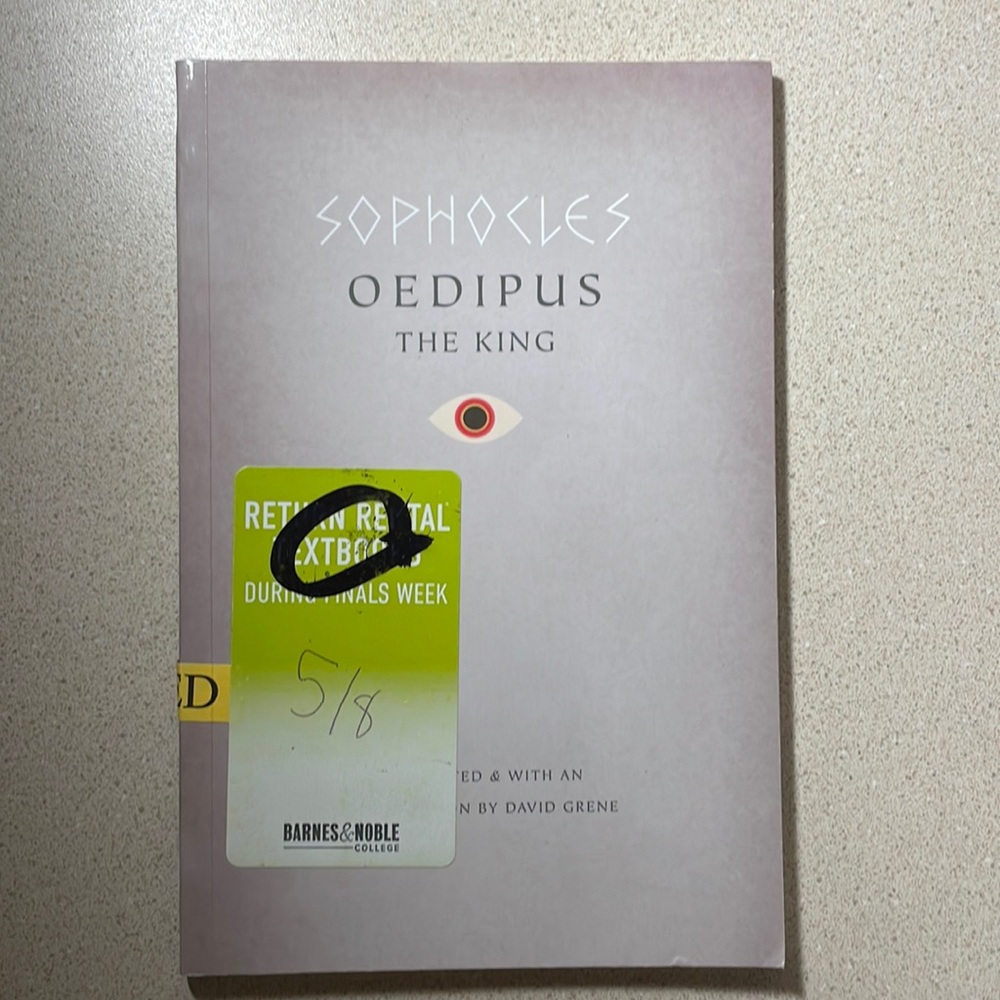 Oedipus The King by Sophocles